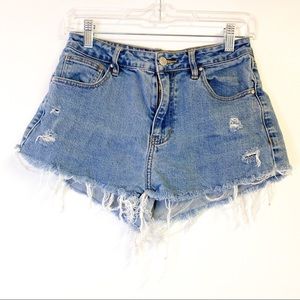 Pacsun Distressed Denim Shorts